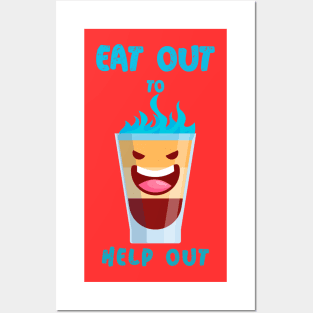 Drink Out to Help Out Posters and Art